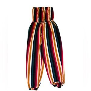 Live Life In Color Jumpsuit-Black/Combo